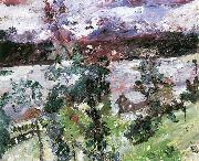 Lovis Corinth Walchensee, Neuschnee oil painting reproduction
